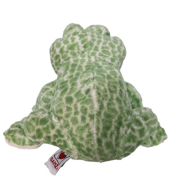Ganz Webkinz Green Spotted Bullfrog Plush 7.5" - Picture 3 of 5
